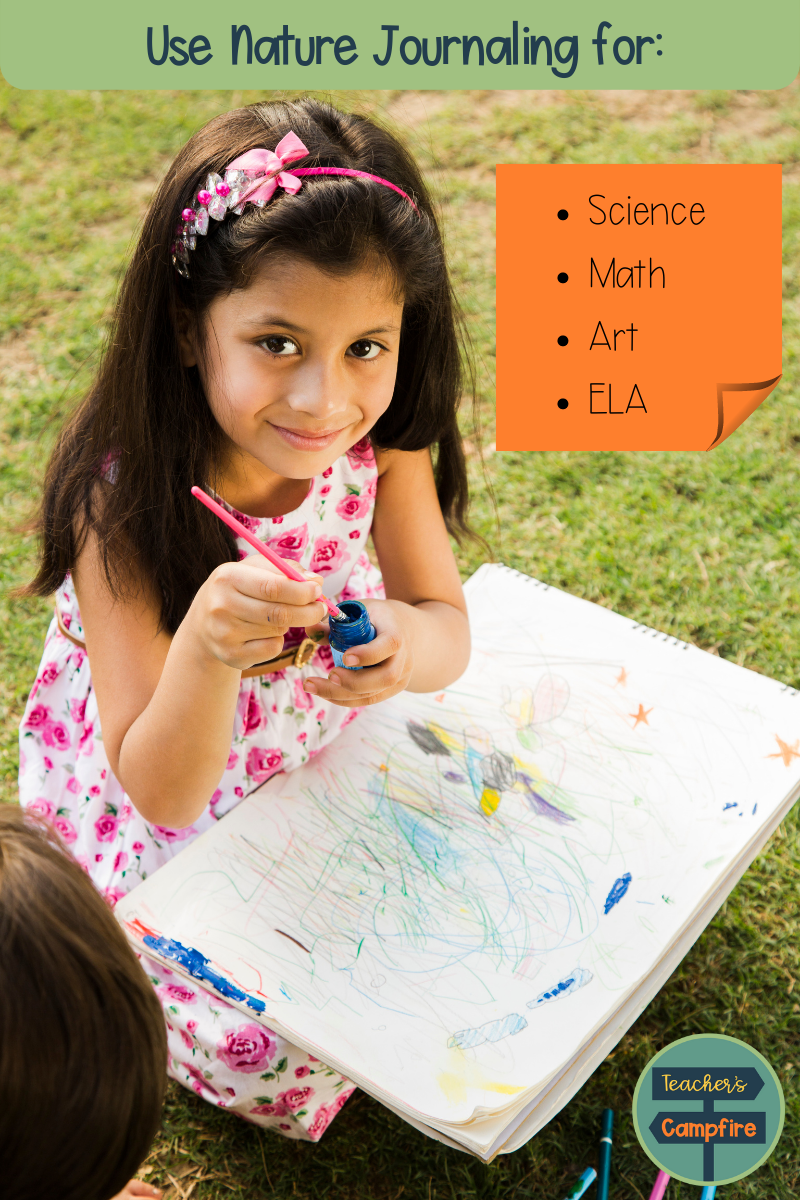 use nature journaling for science, math, art, and ELA